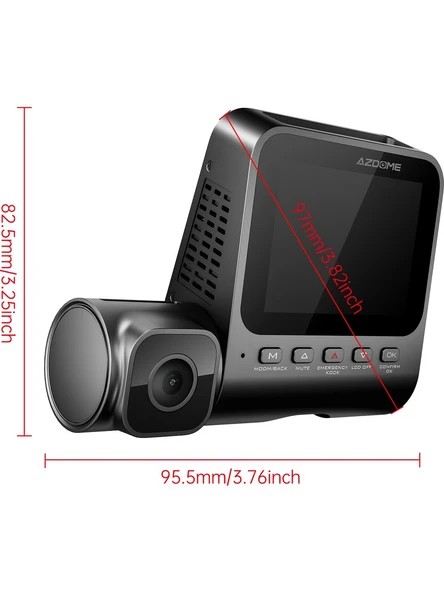 Azdome V600 Araç Kamerası (3 KAMERALI)