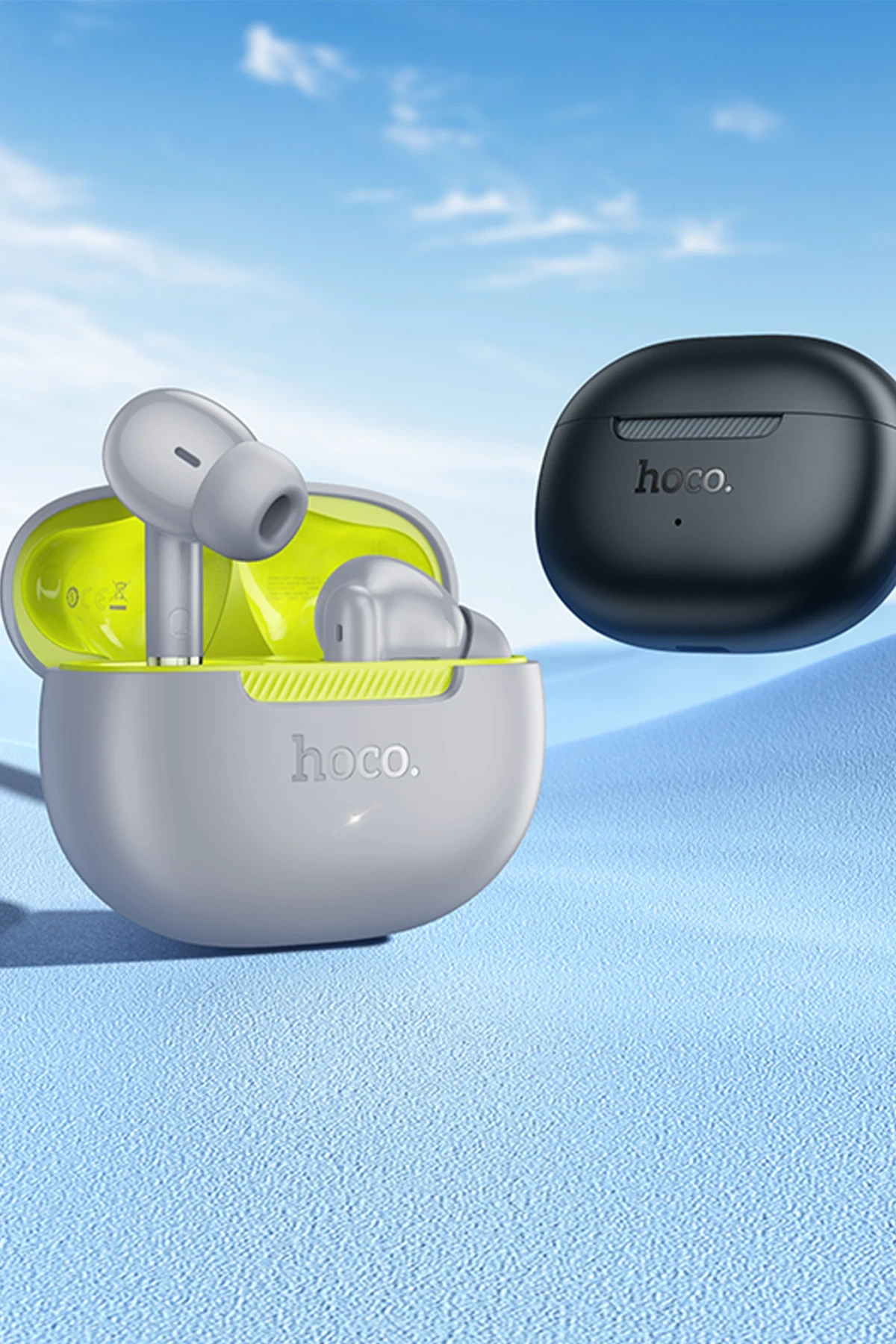 Hoco EQ24 Estrella Aktif Gürültü Engelleyici Özellikli Bluetooth 5.4 Kablosuz TWS Airpods Kulaklık 