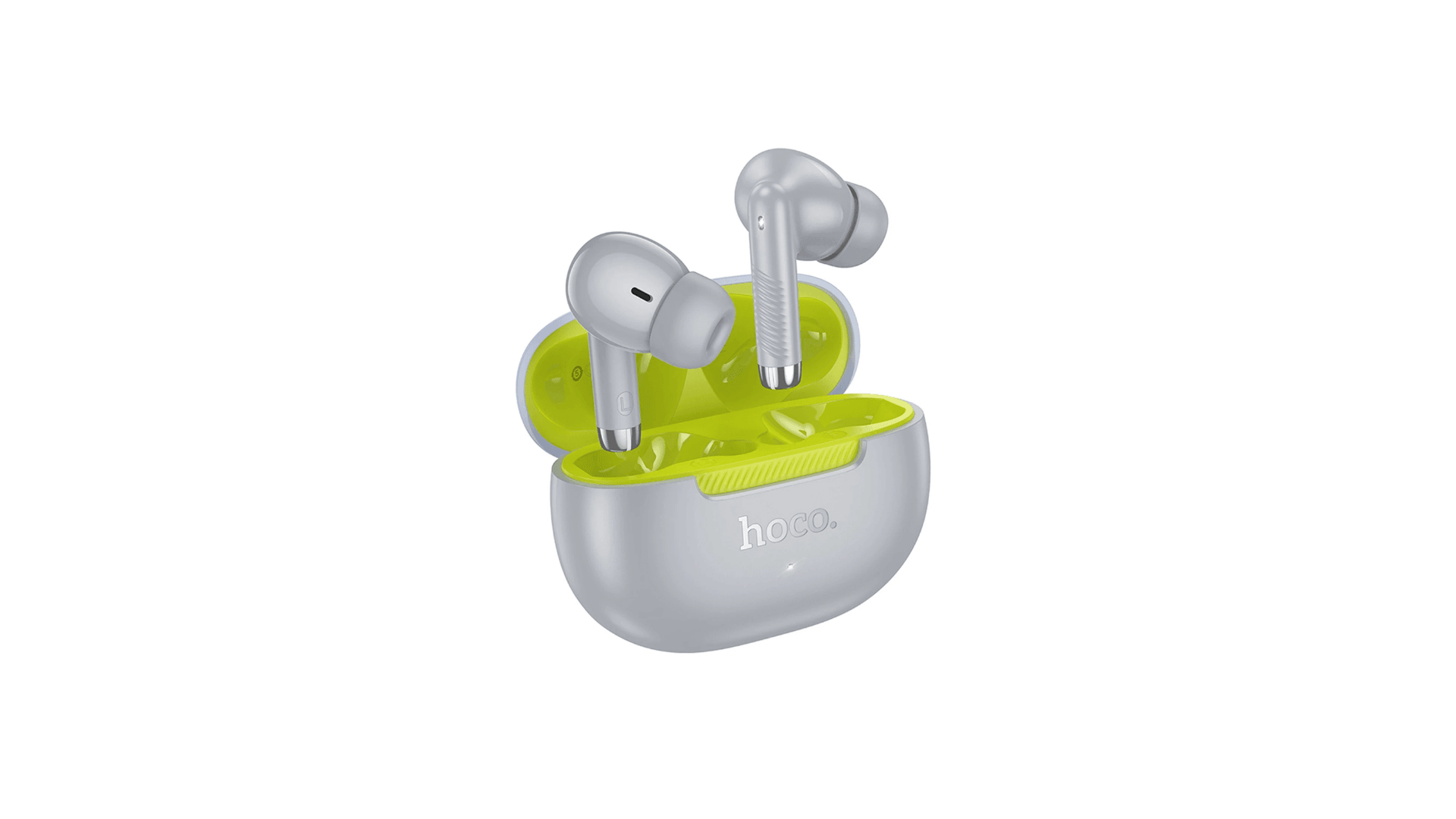 Hoco EQ24 Estrella Aktif Gürültü Engelleyici Özellikli Bluetooth 5.4 Kablosuz TWS Airpods Kulaklık  - Gri