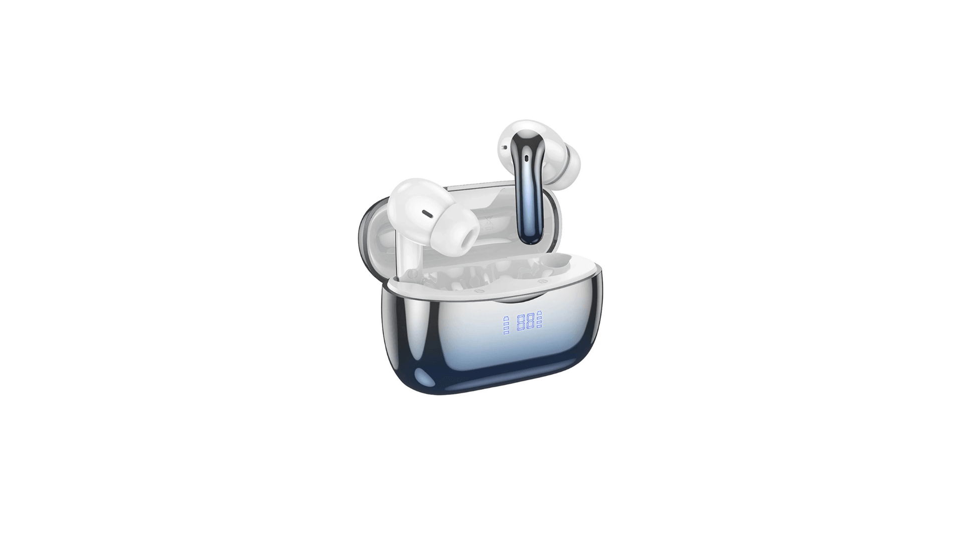 Hoco EQ16 Aktif Gürültü Engelleyici Özellikli Bluetooth 5.3 Kablosuz TWS Airpods Kulaklık - Mavi