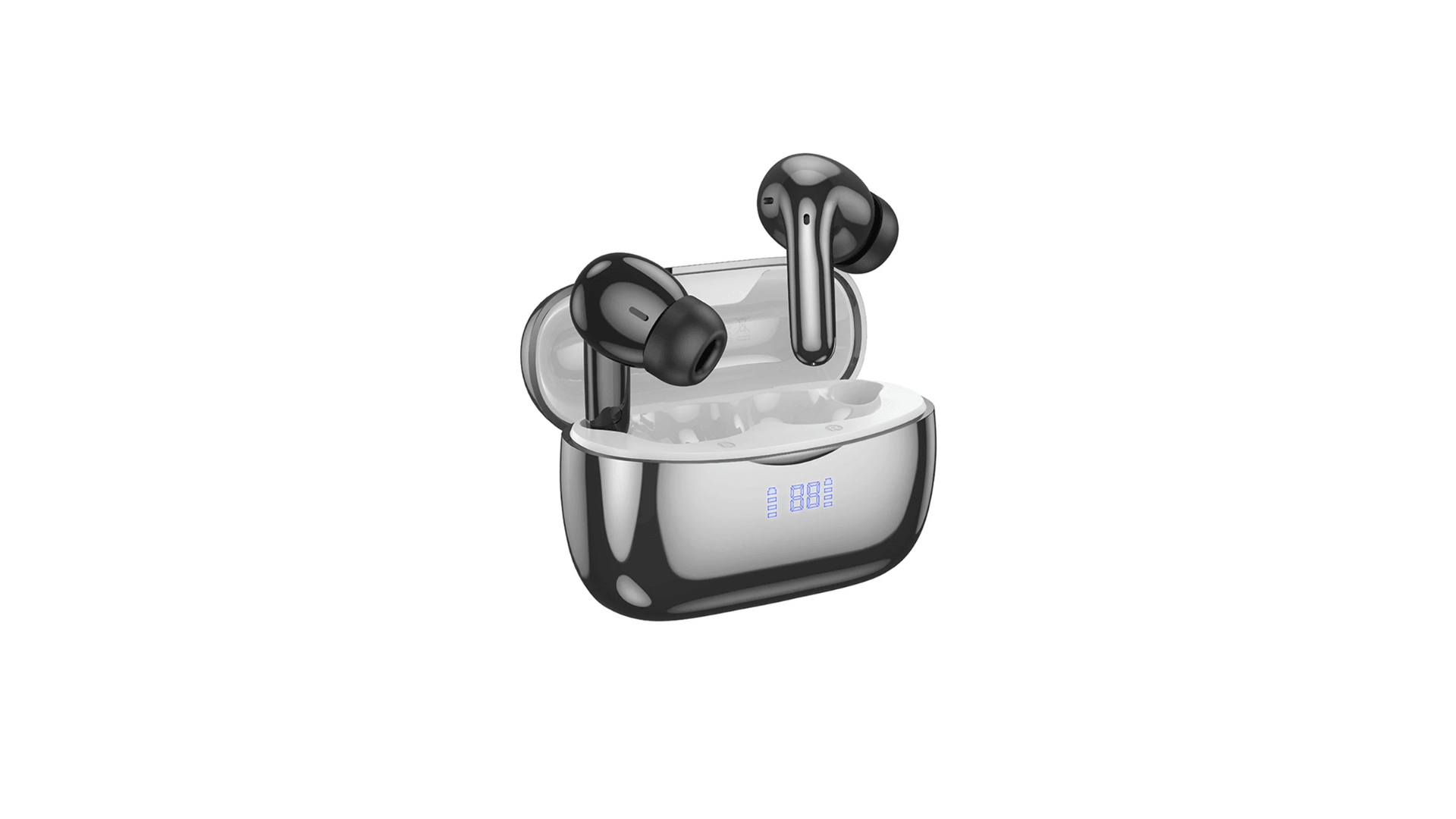 Hoco EQ16 Aktif Gürültü Engelleyici Özellikli Bluetooth 5.3 Kablosuz TWS Airpods Kulaklık - Siyah