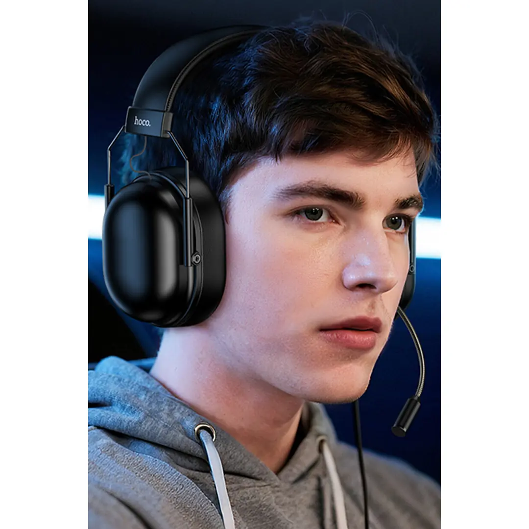 Hoco W113 USB 7.1 Surround Kafa Üstü Gaming Kulaklık 7