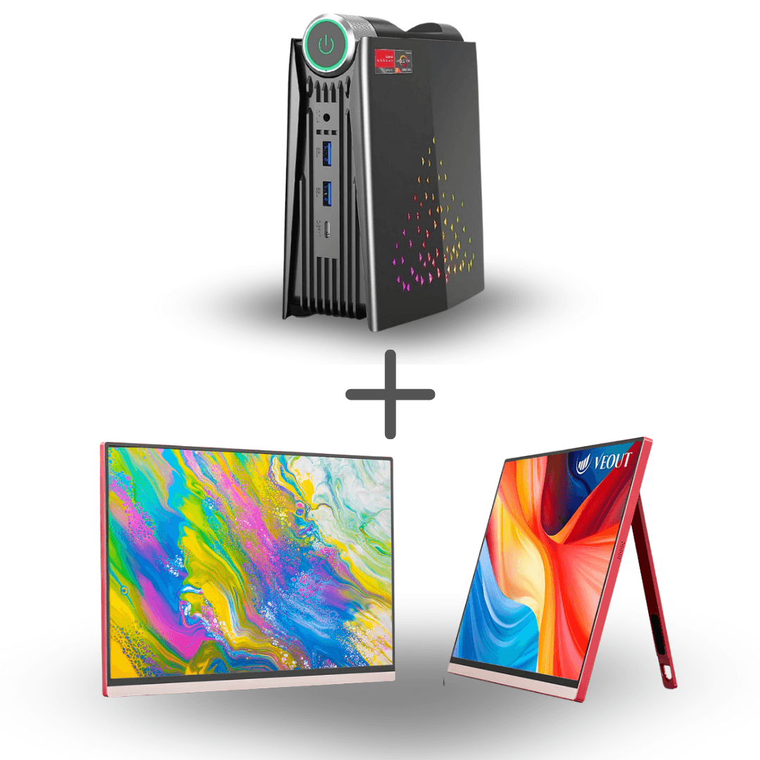 Lensun Rgb X6 + Veout Portatif Lcd Monitör 