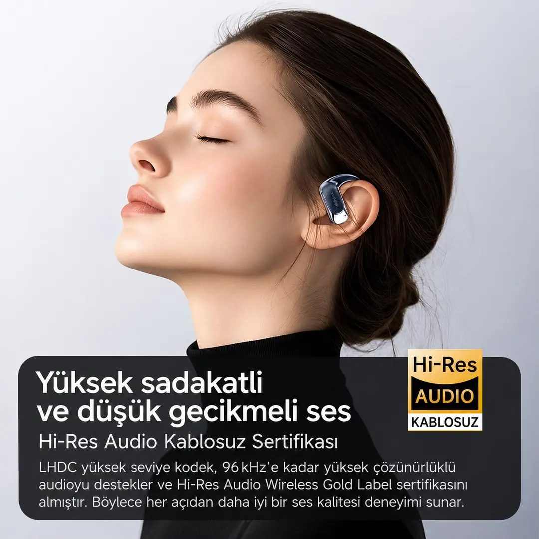 MONOISE P-G2 AI Çeviri Kulaklığı Bluetooth 5.4 OWS 140+ Dil Adaptive ENC 4