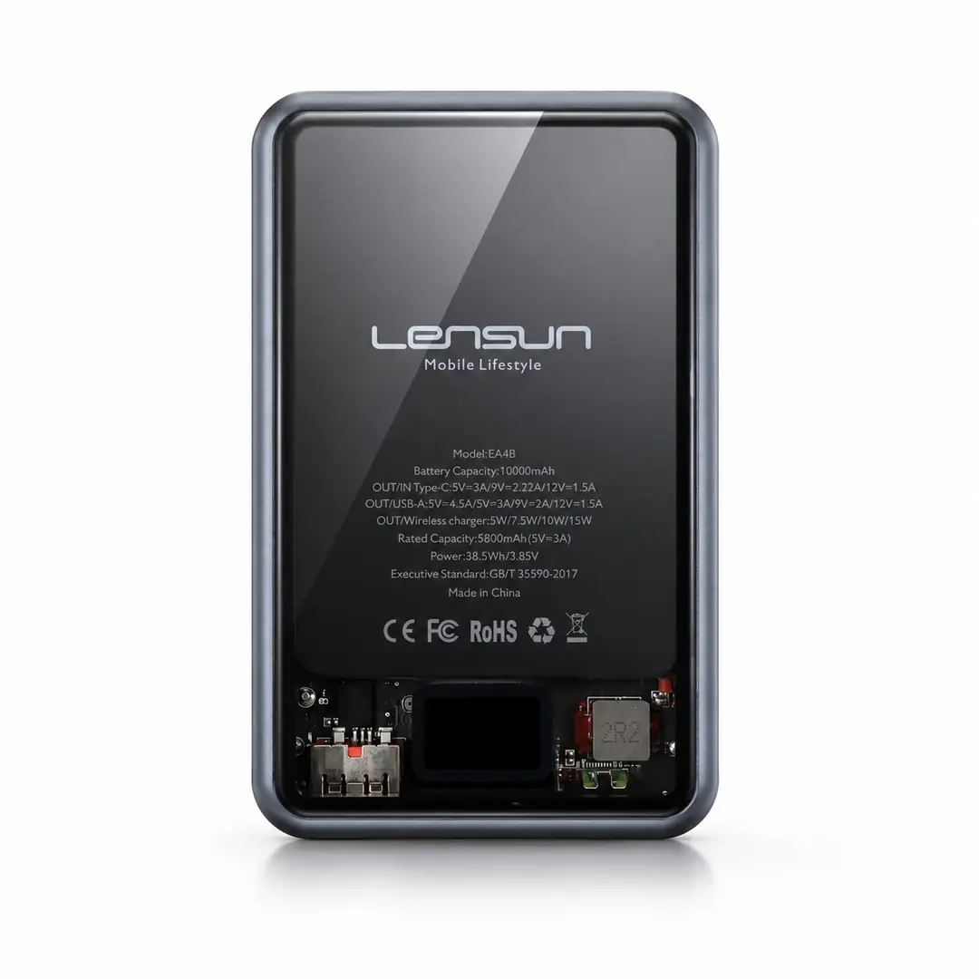 Lensun CyberGlass Magsafe  10.000 Mah 20w Süper Manyetik Powerbank 3