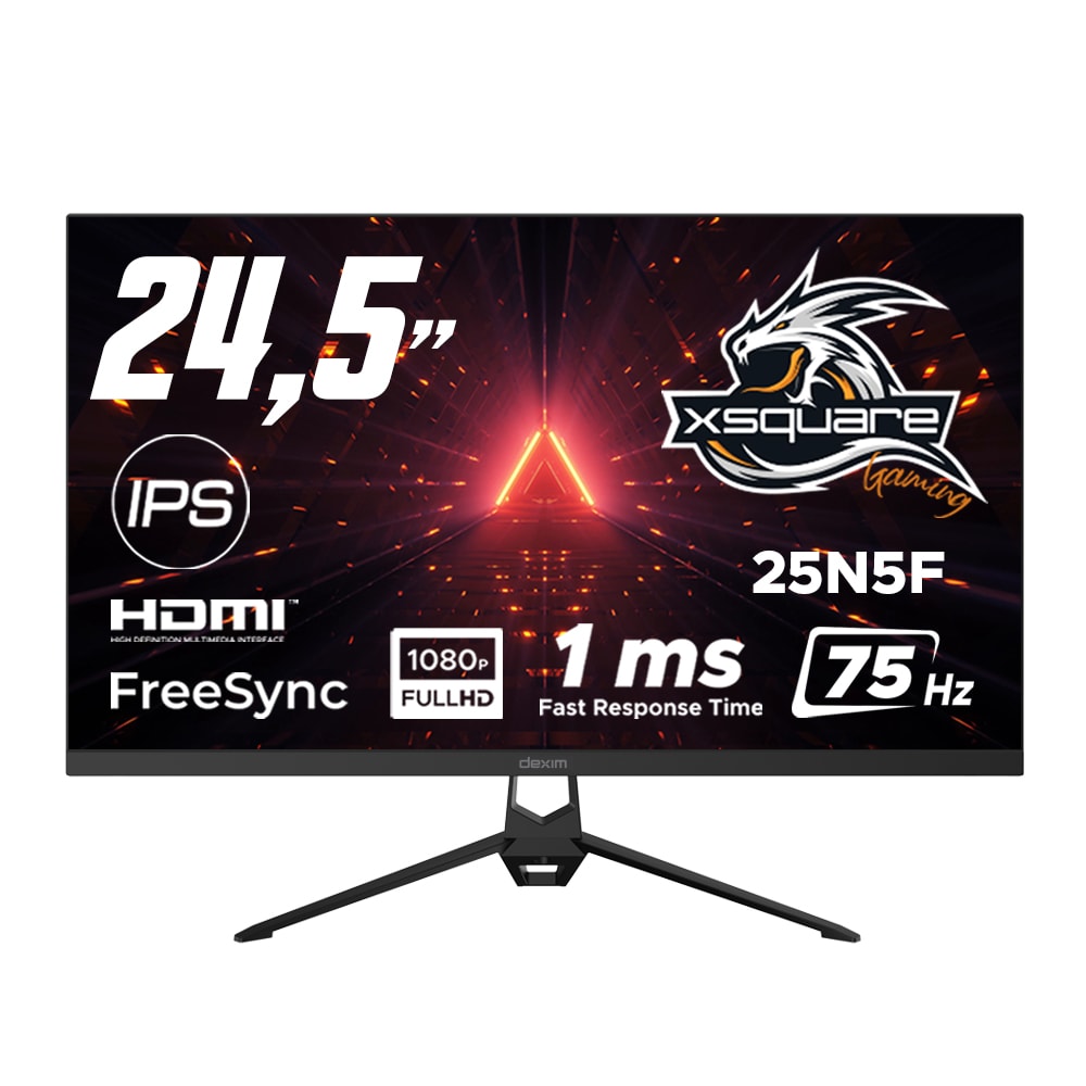 Dexim 24,5" FHD 75Hz 1ms IPS Flat Monitör 