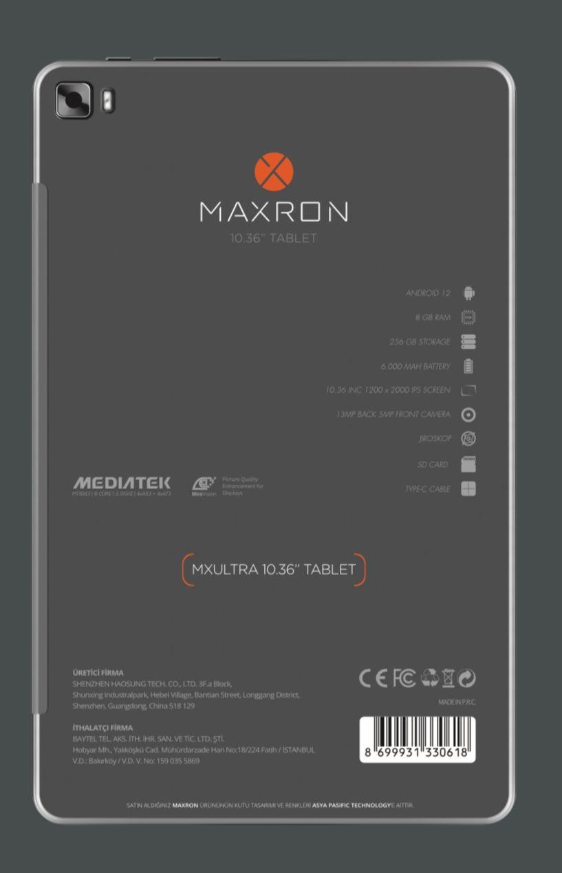 Maxron MXULTRA 10.36” Tablet