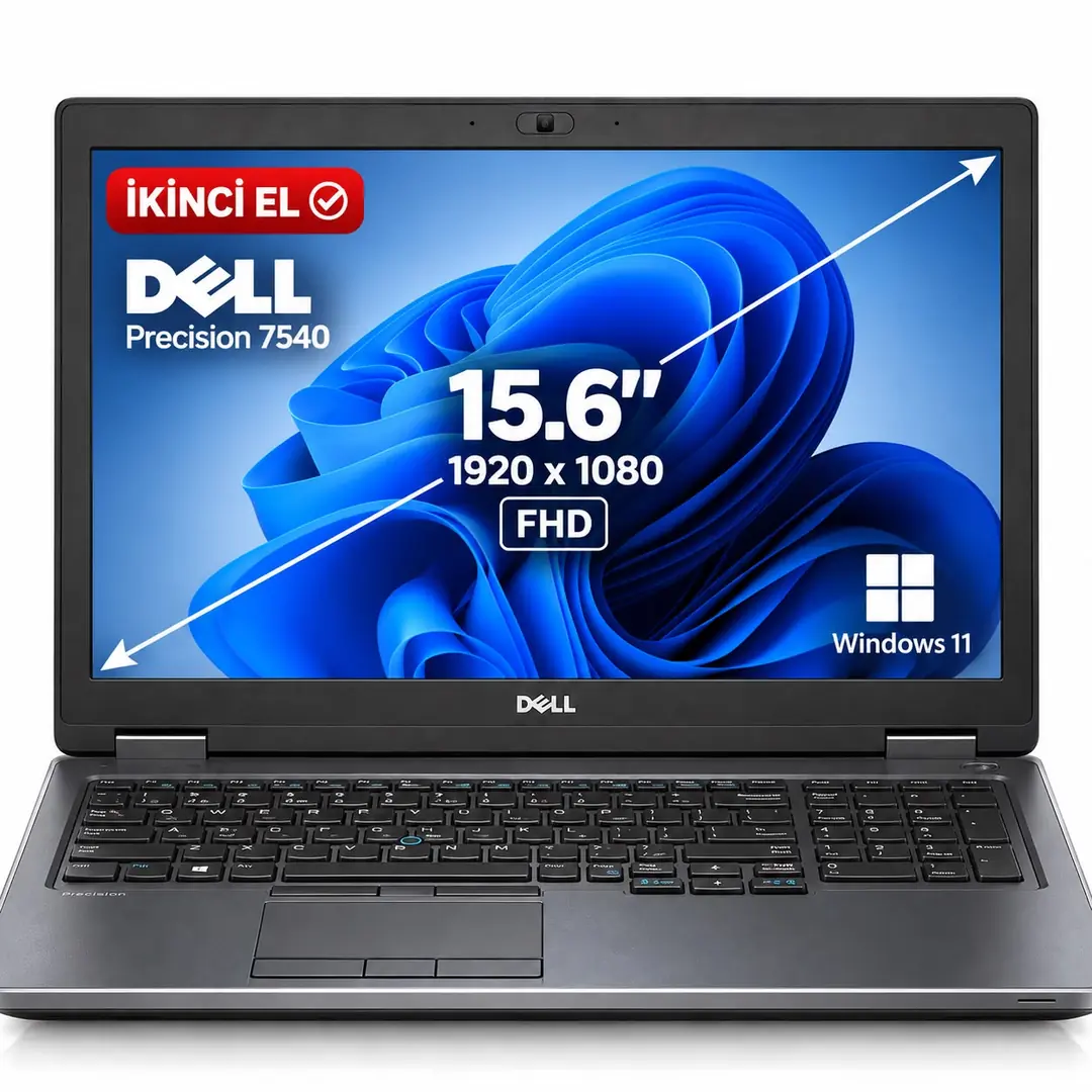 Dell Precision 7540 Workstation i7-9750H 16GB RAM 512GB SSD Quadro T2000 4GB 15.6” FHD Laptop