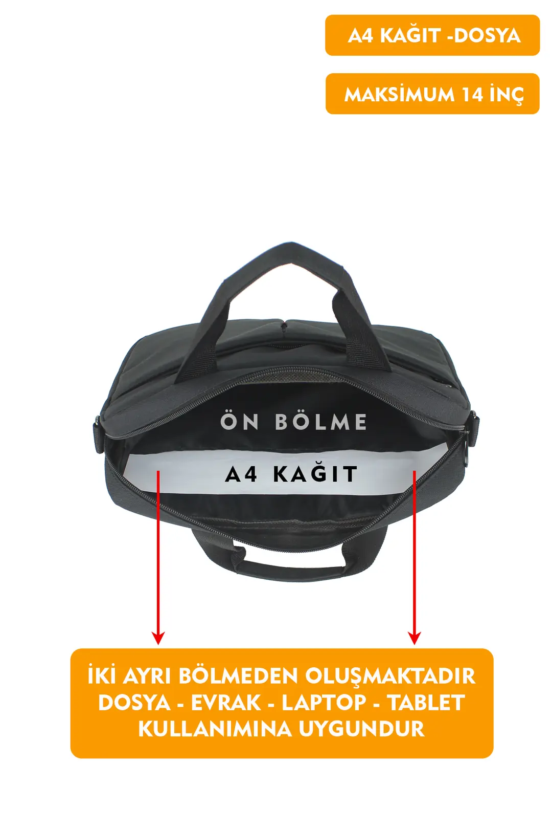 13,3" – 14" Laptop Çantası 5