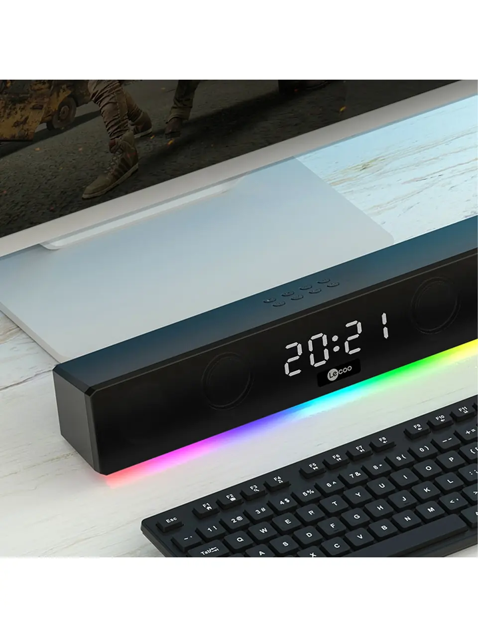 Lecoo DS103 Kablosuz Bluetooth 10W RGB 3