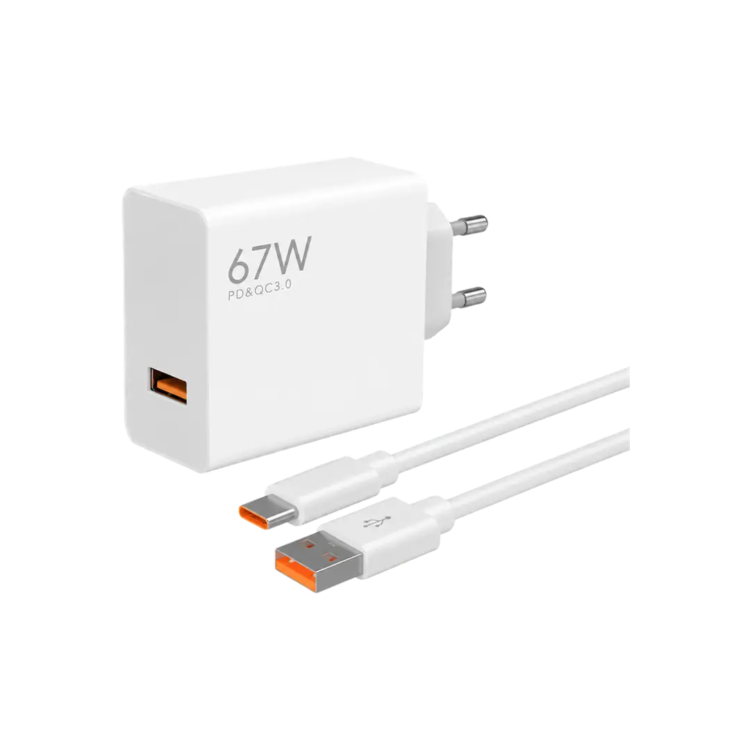 KATJMER KJ-67U-C USB'li 67W Şarj Adaptörü ve Type-C Kablo