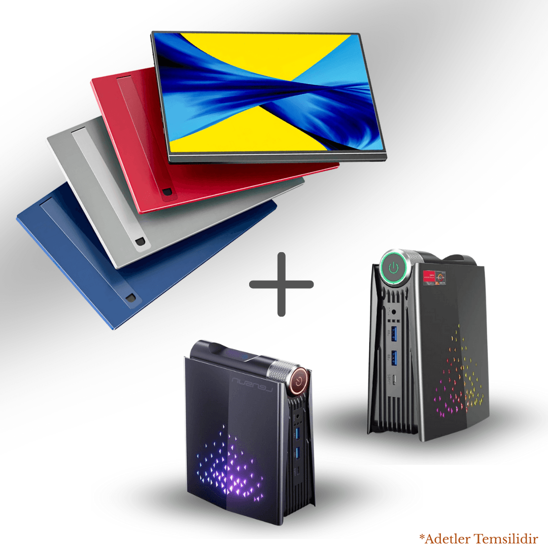 Lensun Rgb X6 + Veout Portatif Lcd Monitör 