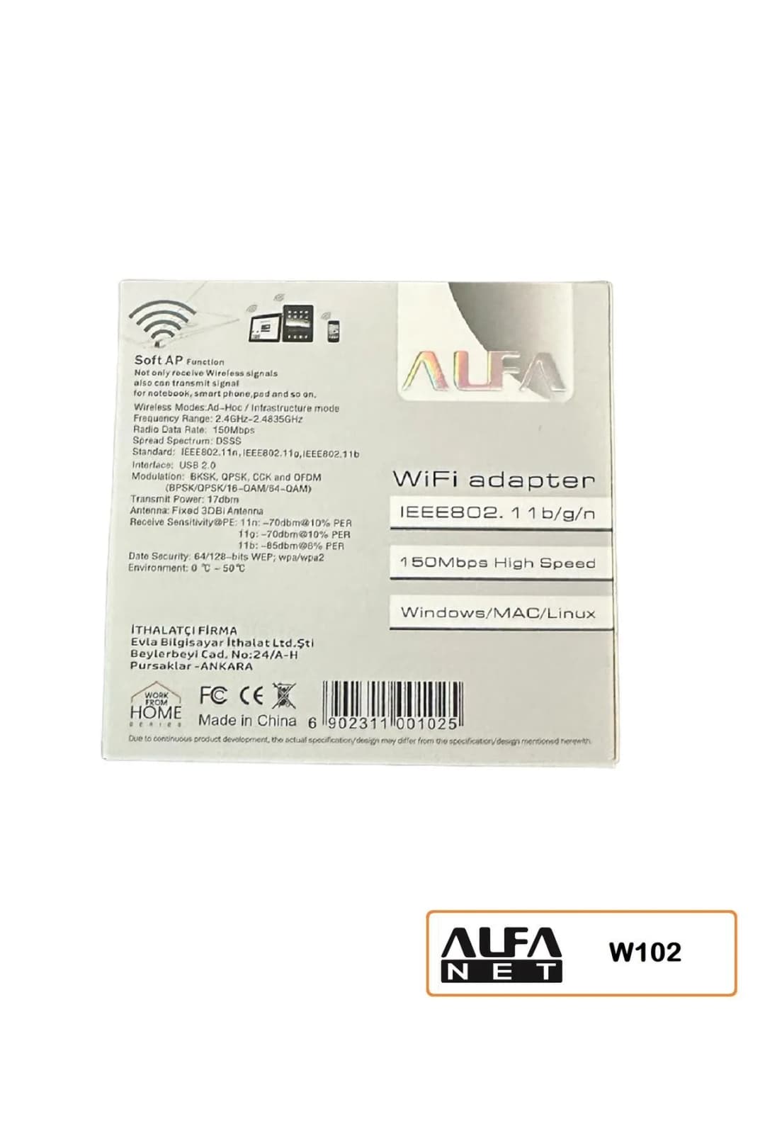 150 Mbps USB Wifi Alıcısı 3