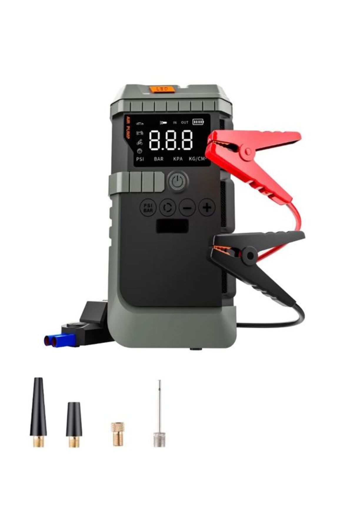 T-Life Jump Starter 12000mAh Akü Takviyeli Hava Kompresörü