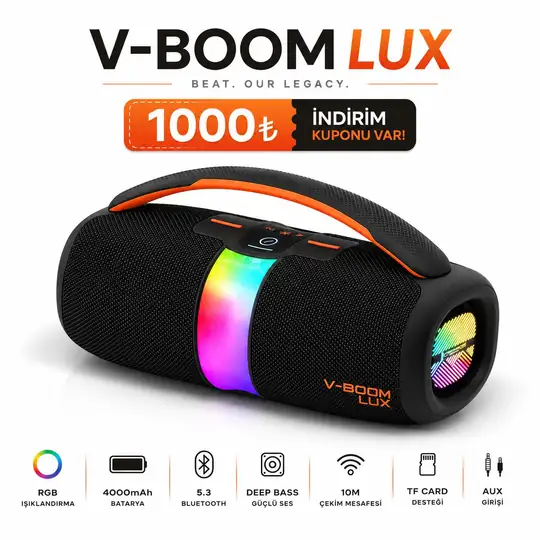 VENANDİN V-BOOM LÜX Bluetooth Hoparlör 