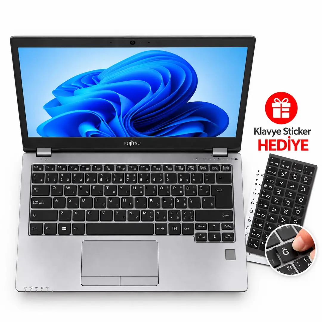 Fujitsu LifeBook U749 i5-8365U 16GB RAM 512GB SSD 14” Dokunmatik Ekran 2. El Laptop 5