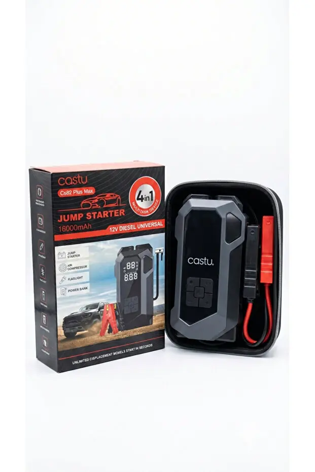Castu CS82 Plus Max Akü Takviye Cihazı 4 in 1 4