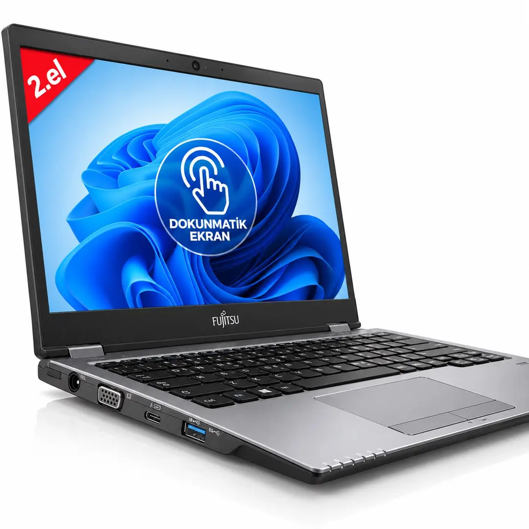 Fujitsu LifeBook U749 i5-8365U 16GB RAM 512GB SSD 14” Dokunmatik Ekran 2. El Laptop 2