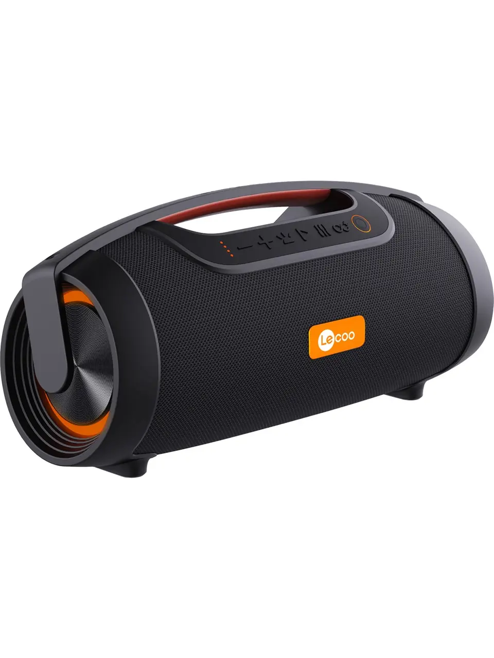 Lecoo DS151 80W Kablosuz Bluetooth 5.0 RGB Aydınlatmalı TWS Boombox Stereo Taşınabilir Hoparlör 9