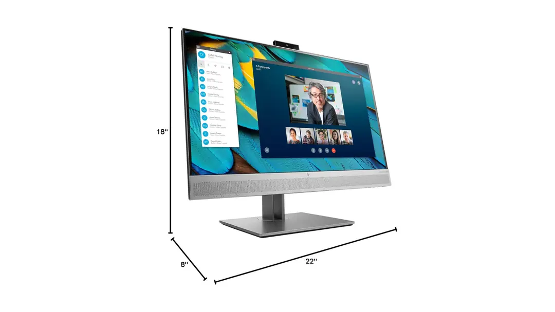 HP EliteDisplay E243m Led Ips 23,8 İnç Monitör Vga Hdmı Dp (2.El) 9