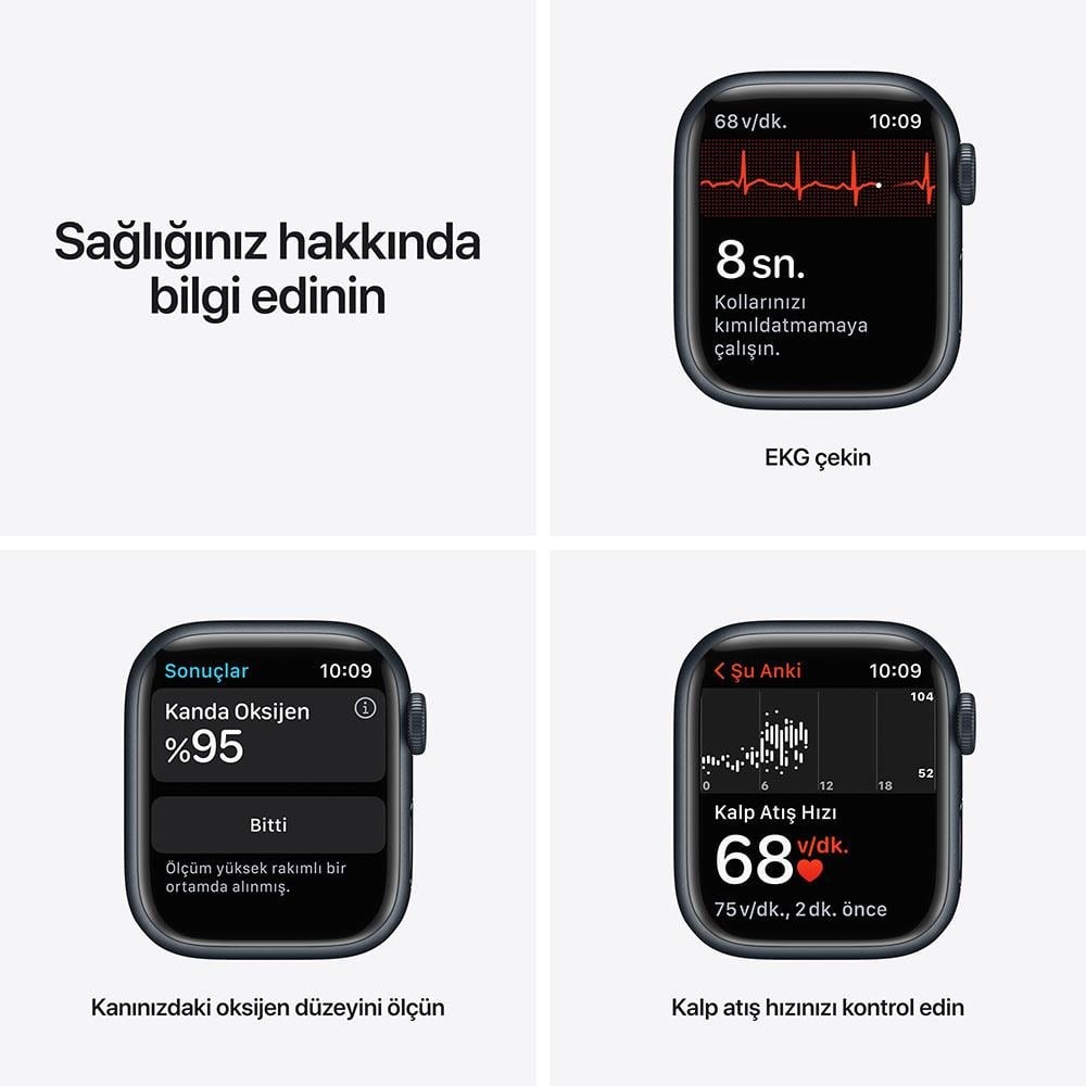 Watch Series 7 GPS 41mm + 4in1 Kablosuz Magsafe Şarj Standı