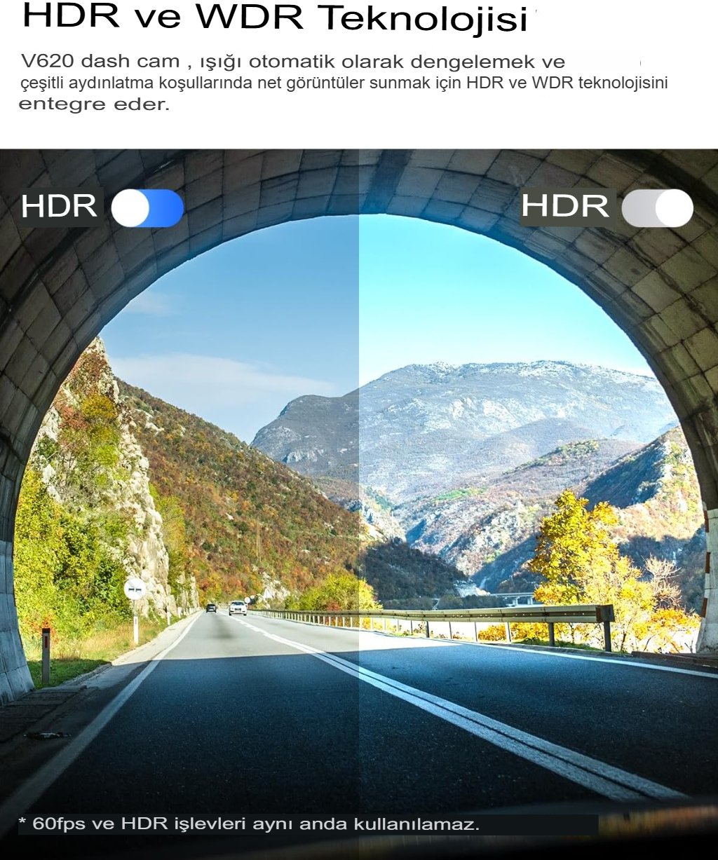 LINGDU V620 Çizgi Kam 4K