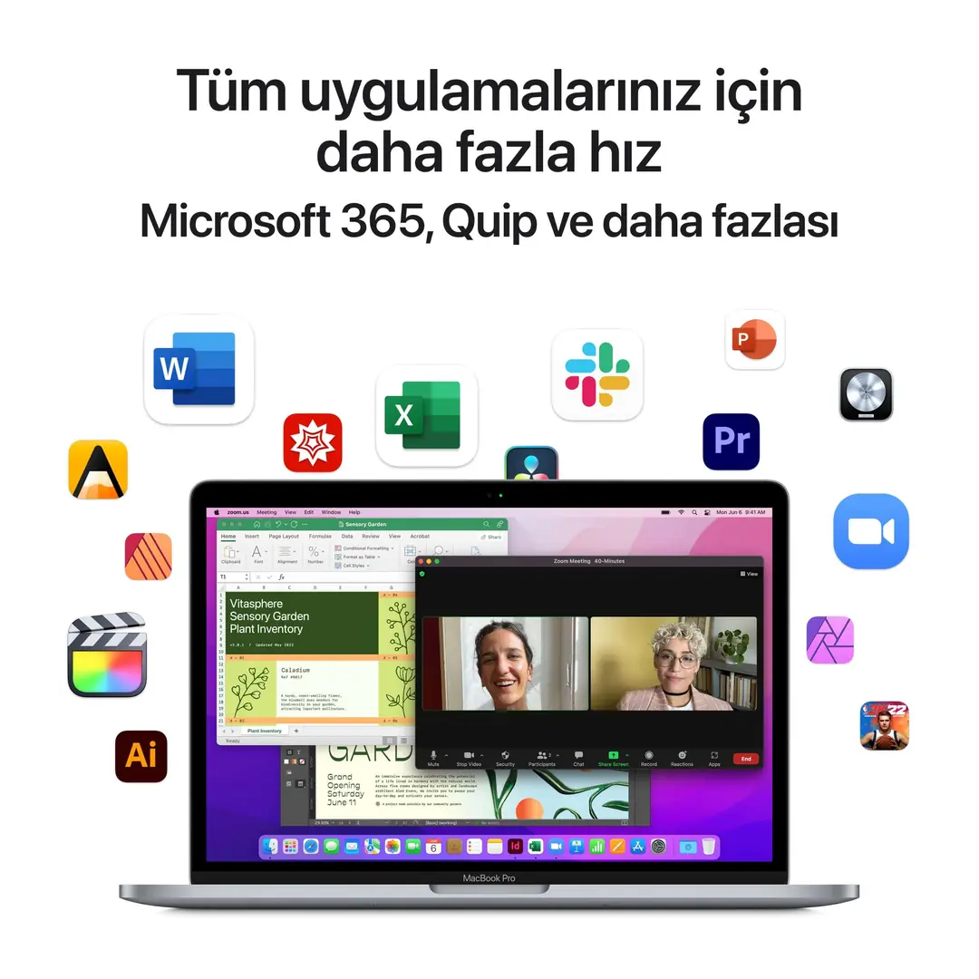 Macbook Pro M2 8GB Ram 256GB SSD 13.3" 8