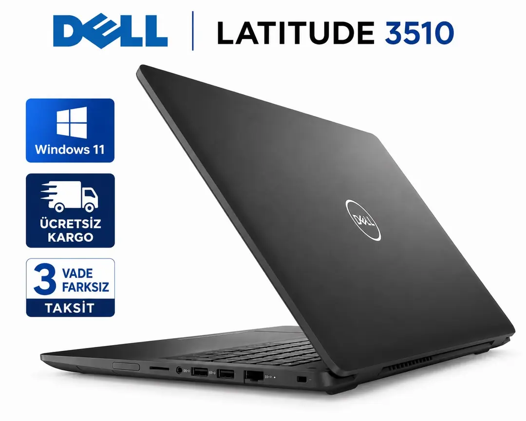 Dell Latitude 3510 iNTEL cORE İ5-1021OU-16 GB RAM-500 SSD Laptop 2