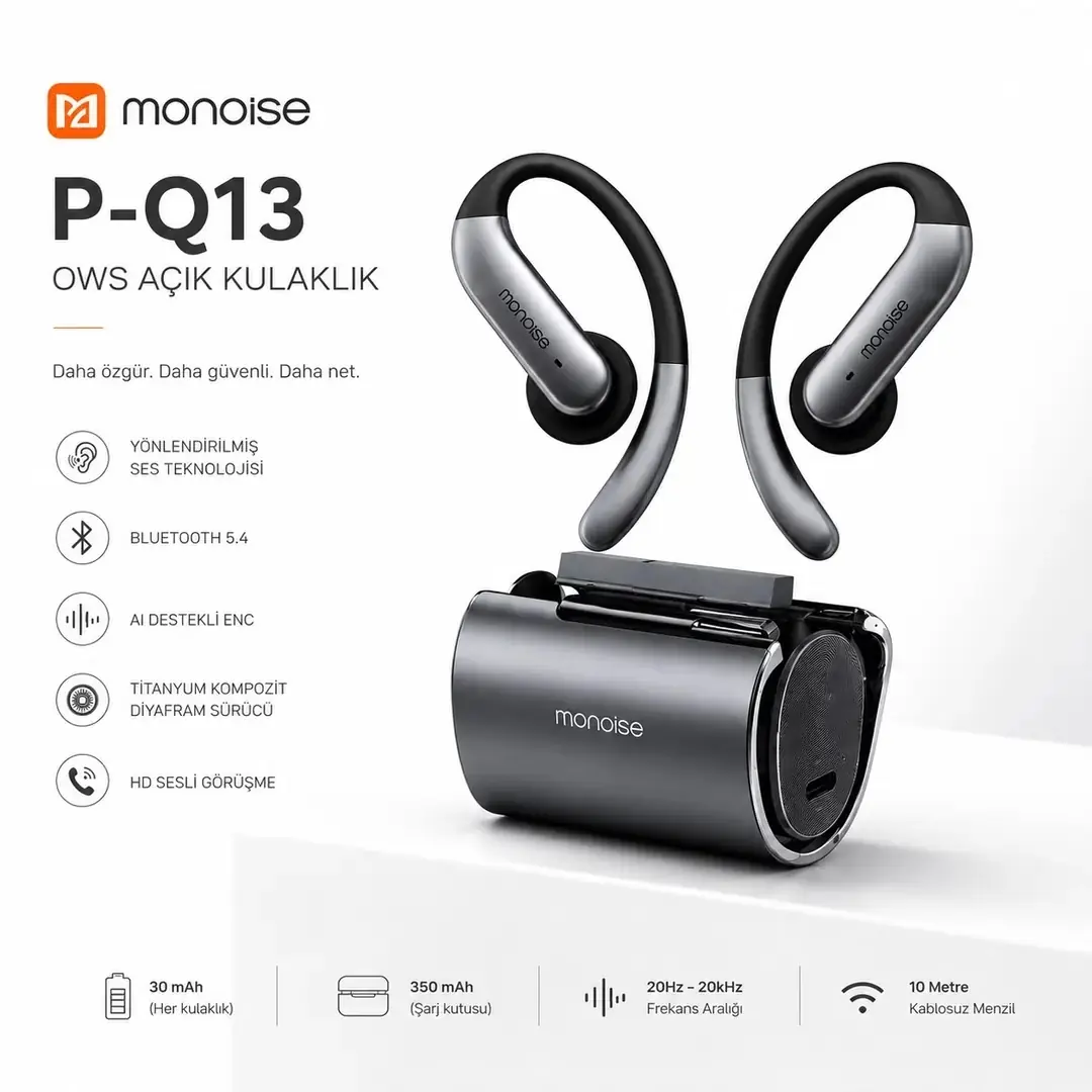 Monoise P-Q13 Yapay Zeka Destekli Translate Kulaklık 5
