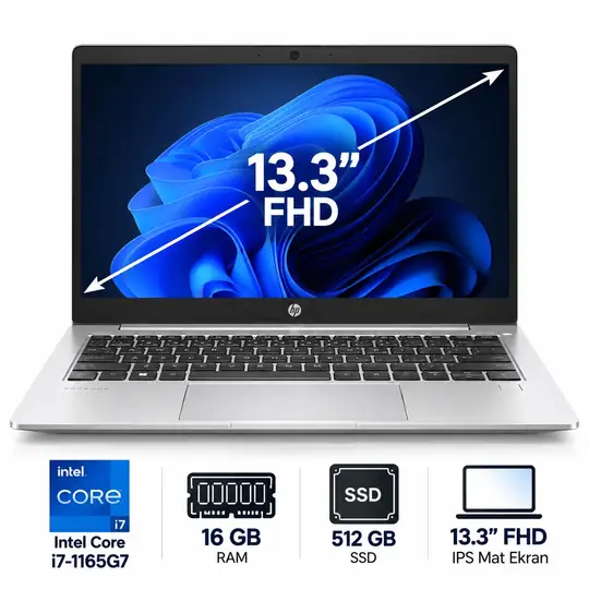 HP ProBook 430 G8 i7-1165G7 16GB 512GB SSD 13.3" FHD