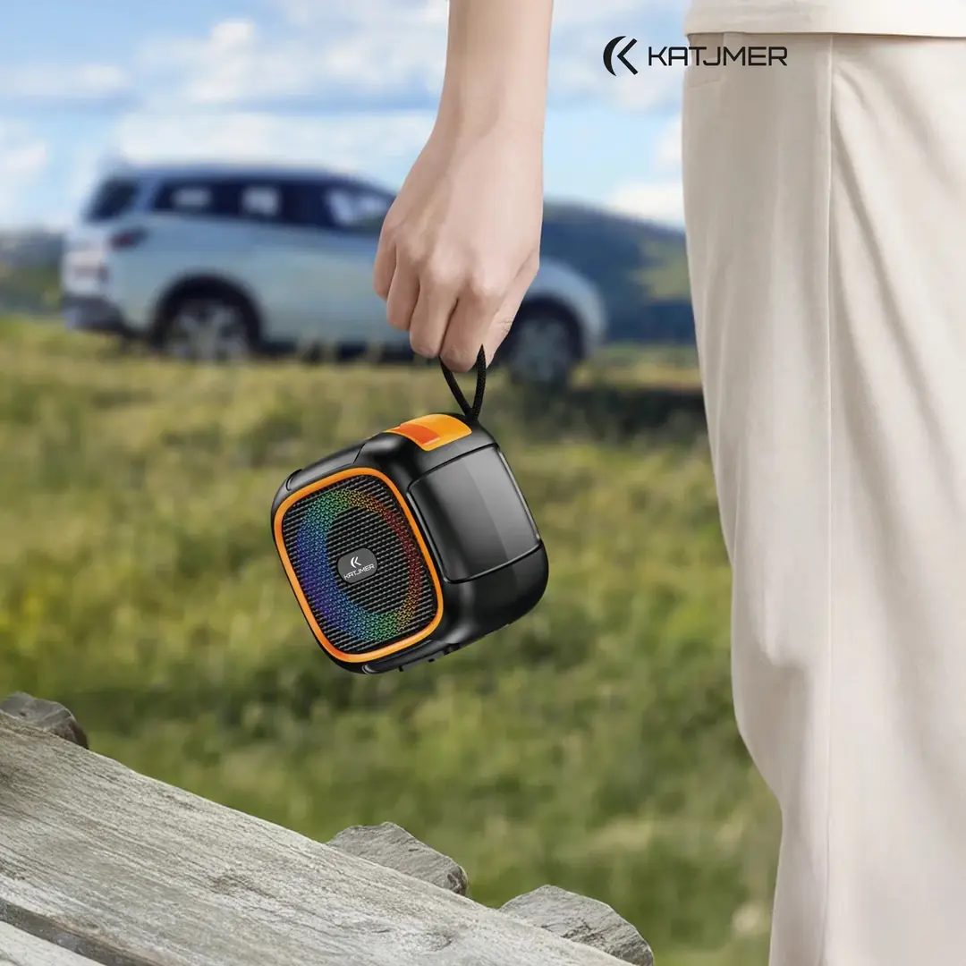 KATJMER KT-SP20 Telefon Standlı RGB Bluetooth TWS Speaker 4
