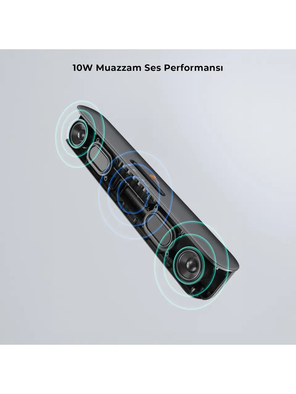 Lecoo DS108 Kablosuz Bluetooth 10W Soundbar Taşınabilir Stereo Hoparlör 4
