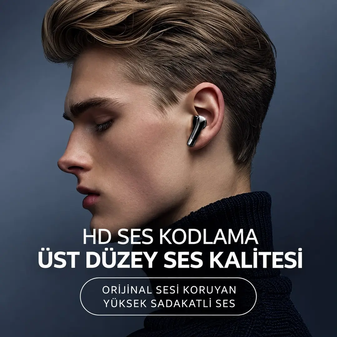 MONOISE P-M6+ TWS Gaming Bluetooth 5.4 Kulaklık | 2.4GHz Düşük Gecikme | ANC + ENC | 13mm Sürücü | 4 Mikrofon | 3
