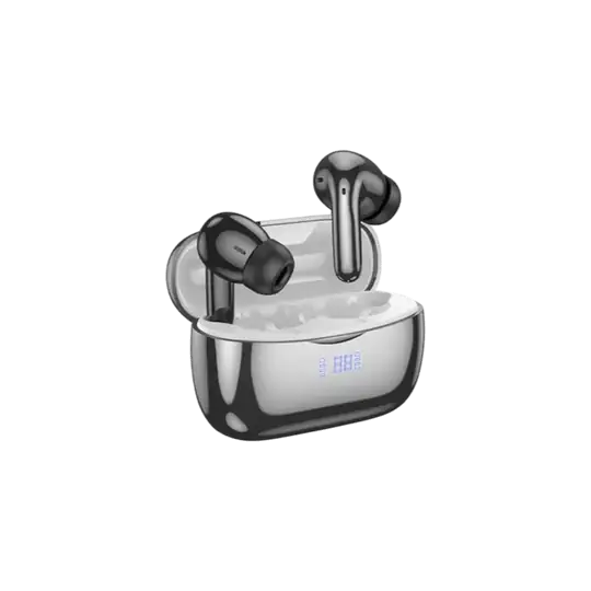 Hoco EQ16 Aktif Gürültü Engelleyici Özellikli Bluetooth 5.3 Kablosuz TWS Airpods Kulaklık - Siyah