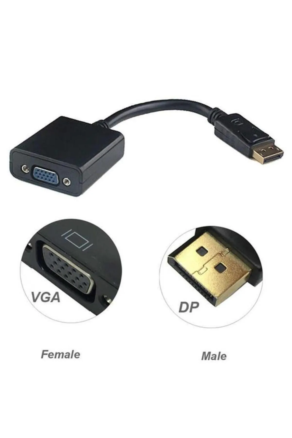 Displayport To Vga Çevirici 3