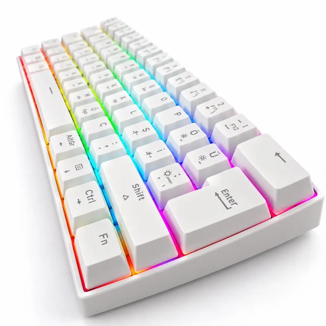 T-Life Beyaz RGB Mekanik Oyuncu Klavyesi – Type-C, Anti-Ghosting, Hot-Swap Uyumlu 2