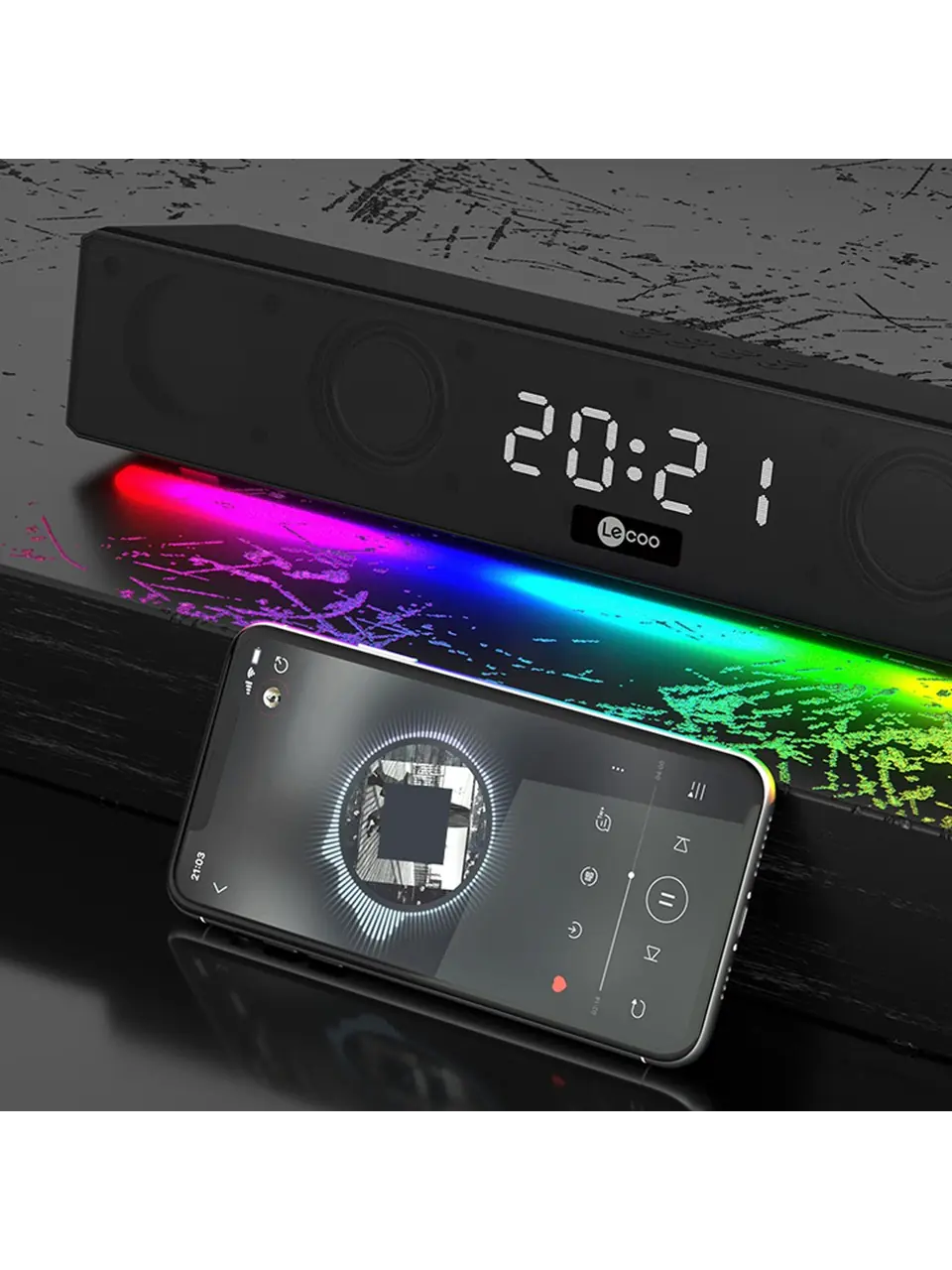 Lecoo DS103 Kablosuz Bluetooth 10W RGB 2