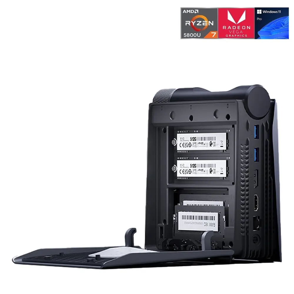 Acemagic AMR5-5 Ryzen7 5800U NVMe Radeon Vega Graphics Win11 PRO Mini Bilgisayar 3