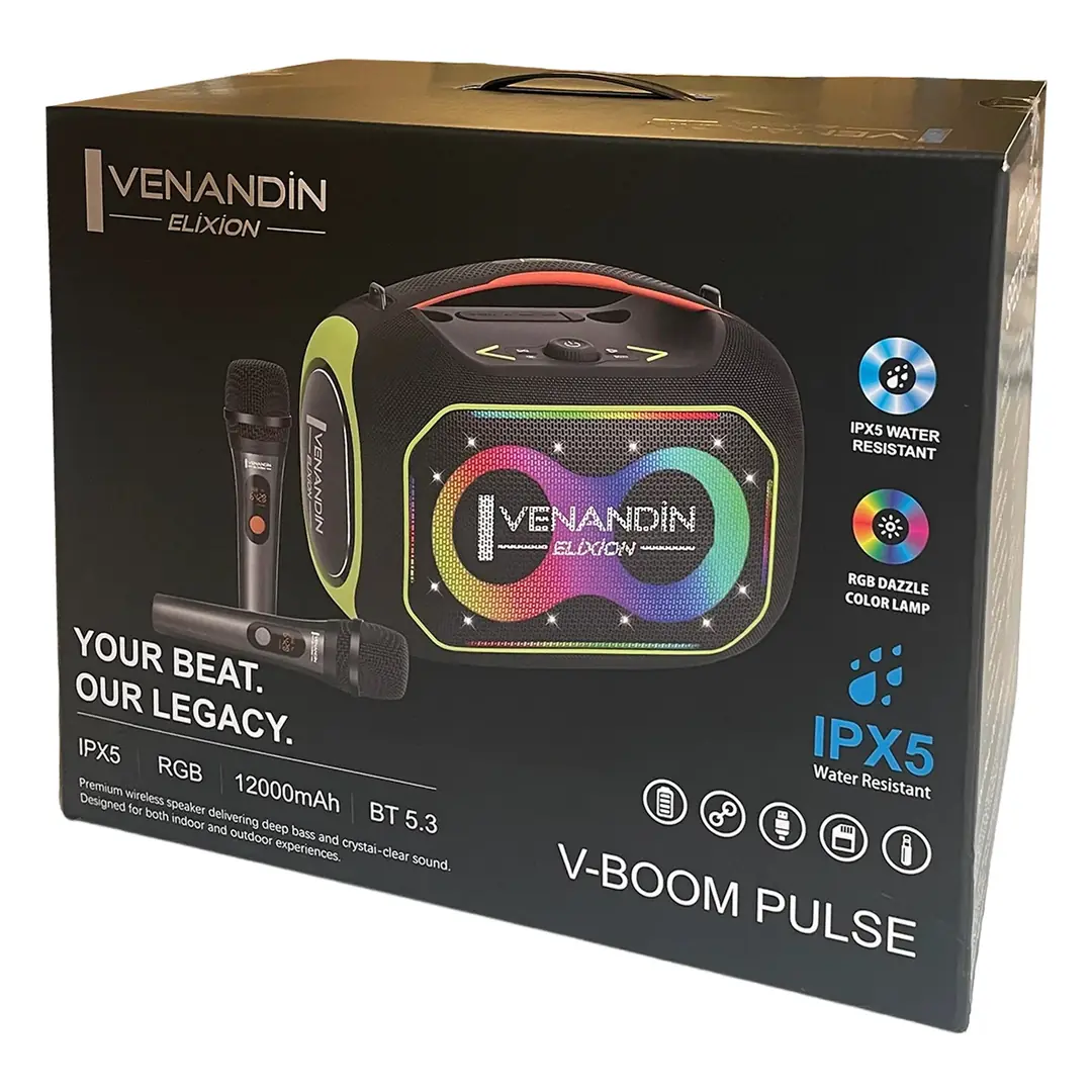 VENANDİN V-BOOM PULSE Bluetooth Hoparlör 4