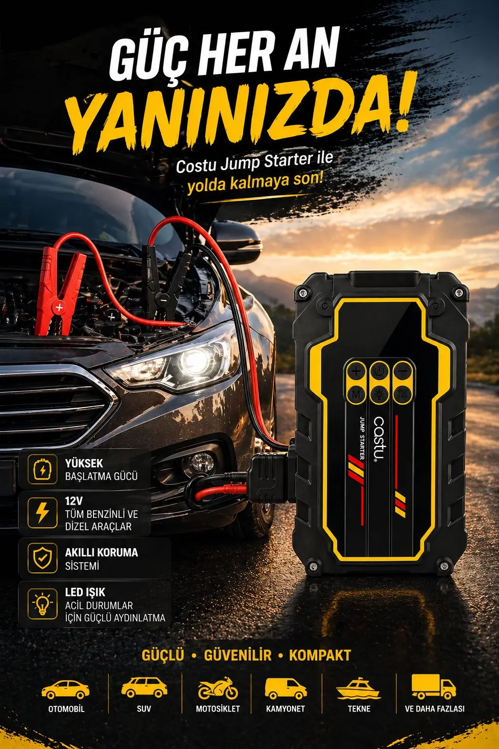 CASTU CS80 Plus Max Akü Takviye 3