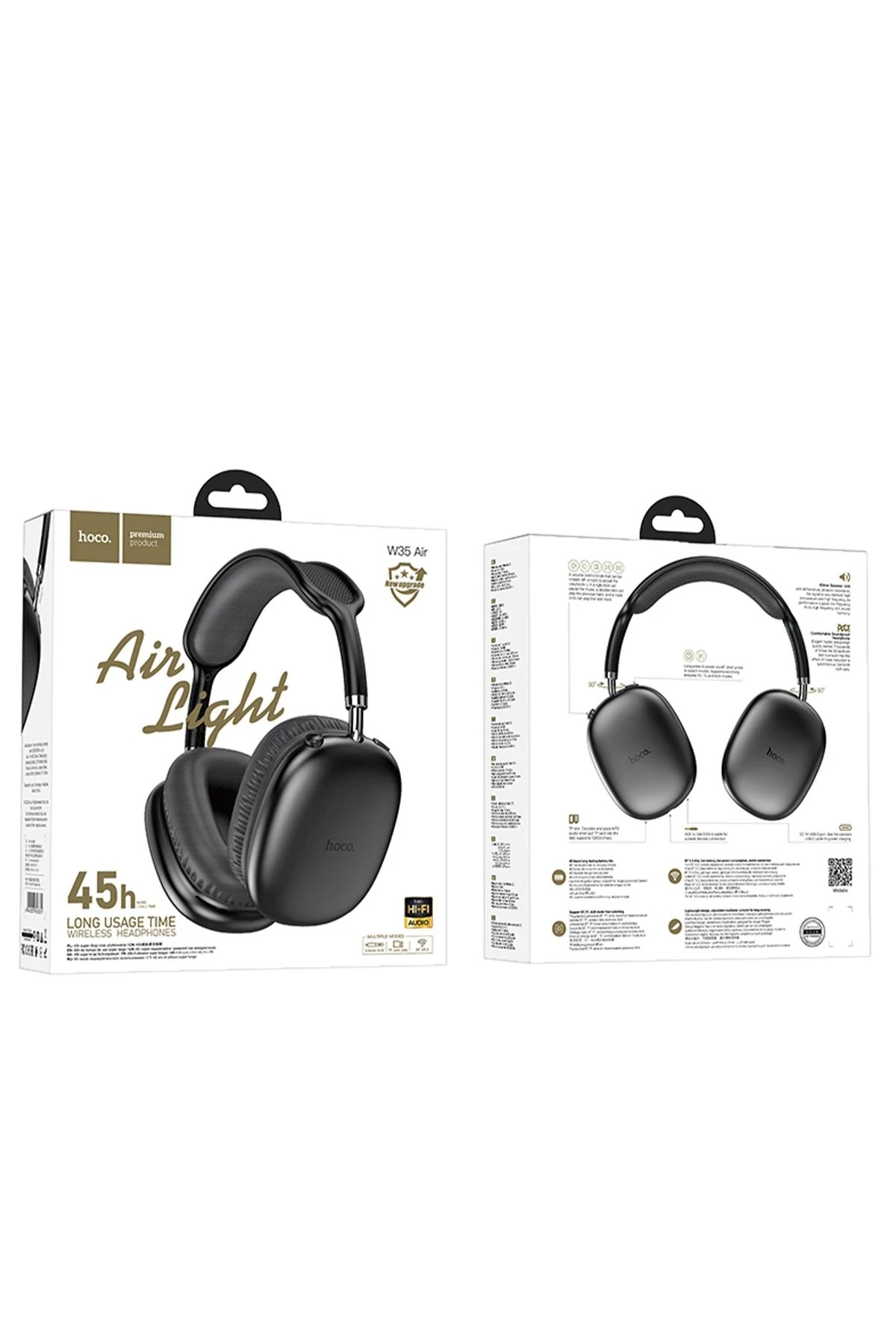 HOCO W35 KABLOSUZ BLUETOOTH KAFAÜSTÜ KULAKLIK