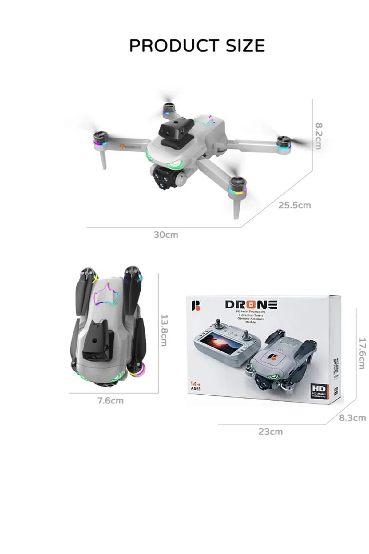 CASTU R08 Katlanabilir Drone (Çift Bataryalı) 4