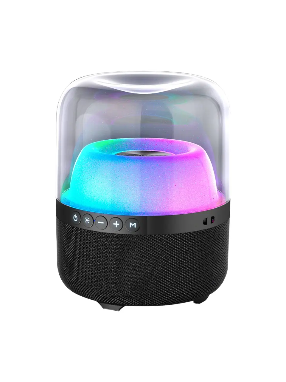 Lecoo RS19 Kablosuz 10W RGB Aydınlatmalı Bluetooth/USB/AUX/SD Kart Stereo Taşınabilir Hoparlör 2