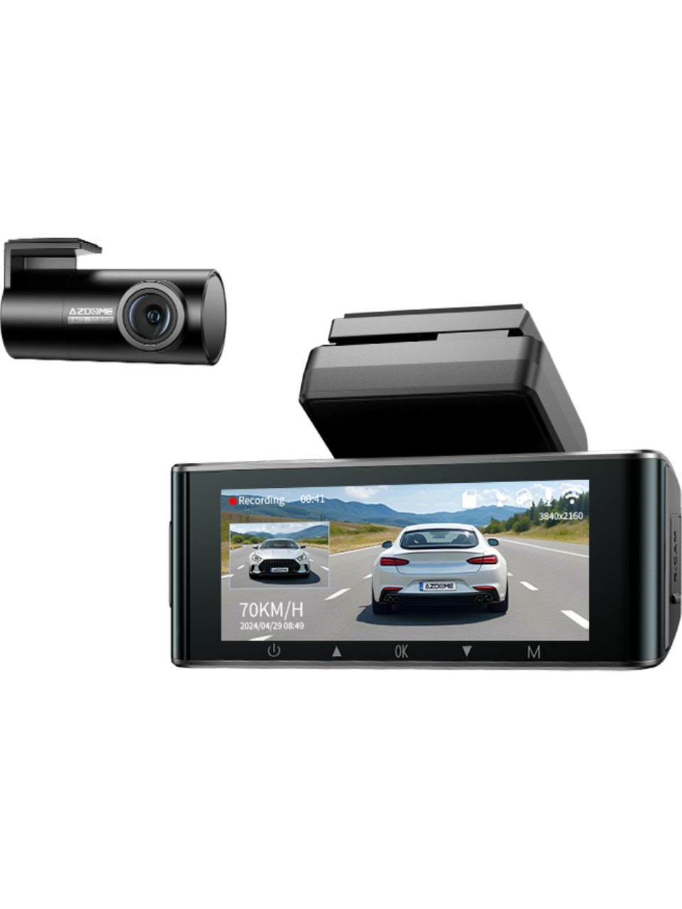 Azdome M550 Dual 4K Çift Kameralı Araç Kamerası