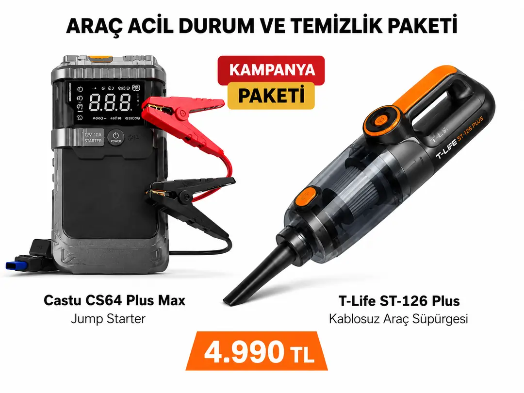 ARAÇ ACİL DURUM VE TEMİZLİK PAKETİ (KAMPANYA SETİ ) 2