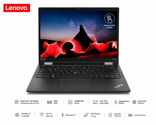 Lenovo Thinkpad X13 Yoga Gen 1 core i5-10210u 8/256 gb