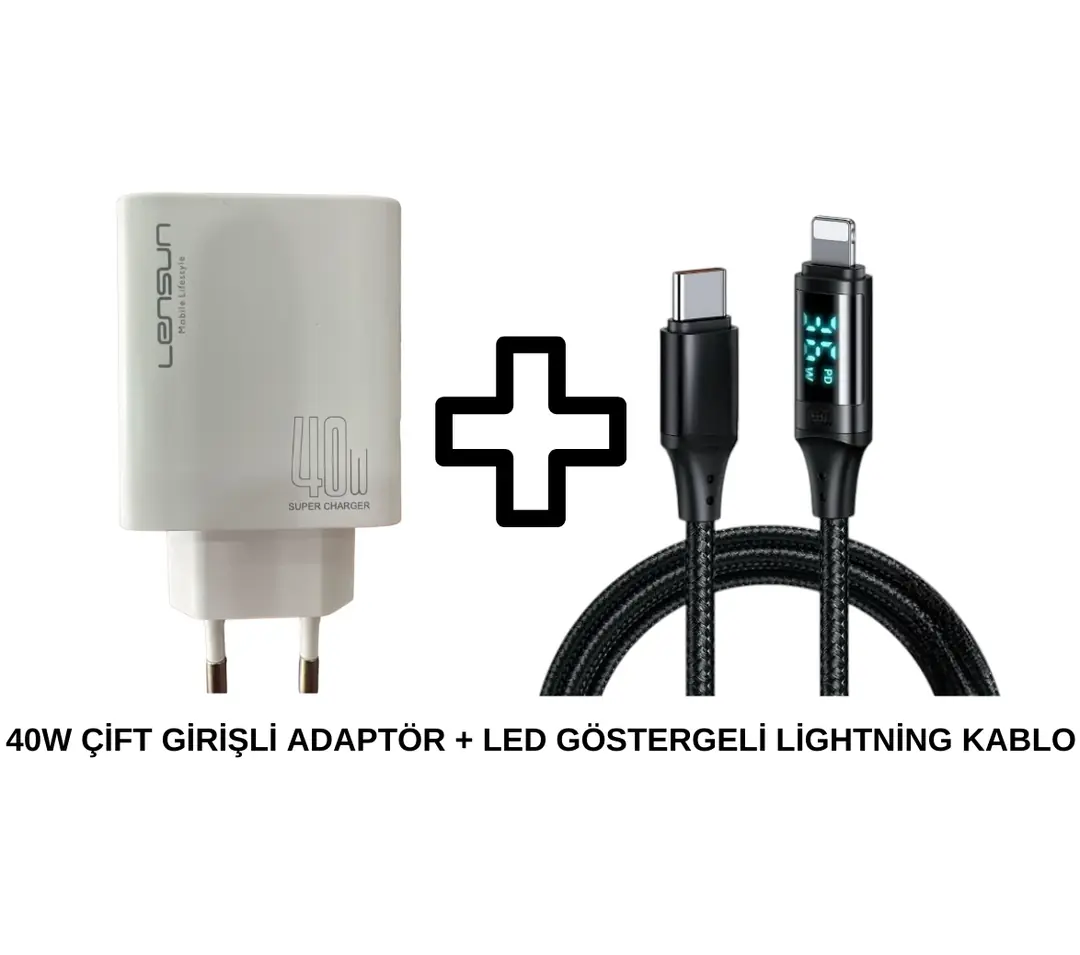 Apple IPad Hızlı Şarj Paketi – 40W (Lightning) 2
