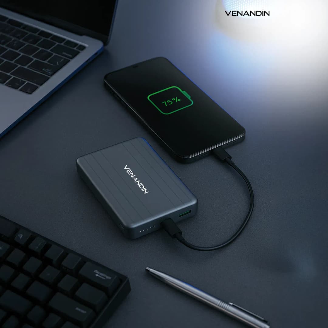 VENANDİN PWB10A5 10.000 MAH 22,W MAGSAFE  SEPETTE 300TL İNDİRİM 4