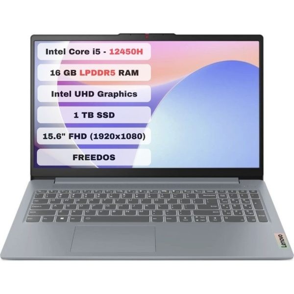 IdeaPad Slim 3 Intel Core i5-12450H 2.0GHz 15.6" FHD 16GB RAM 1TB SSD