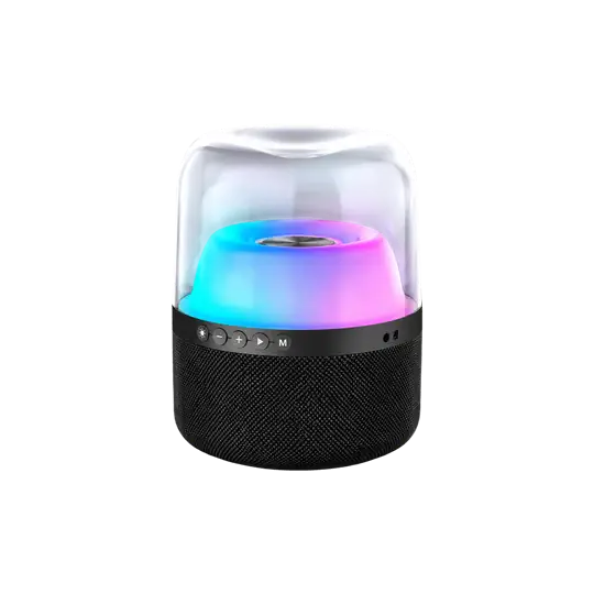 Lecoo RS19 Kablosuz 10W RGB Aydınlatmalı Bluetooth/USB/AUX/SD Kart Stereo Taşınabilir Hoparlör